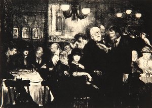 Serata degli artisti, 1916 da George Wesley Bellows